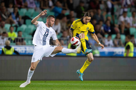 Jasmin Kurtic of Slovenia and Kristoffer Olsson of Sweden
