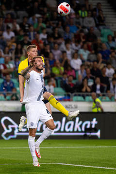 Joakim Nilsson of Sweden and Miha Blazic of Slovenia