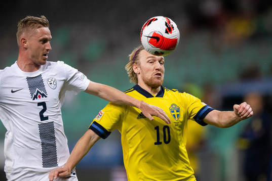 Zan Karicnik of Slovenia and Emil Forsberg of Sweden