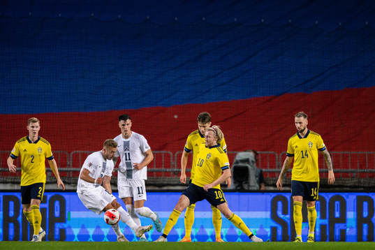 Emil Krafth , Mattias Svanberg, Emil Forsberg and Alexander