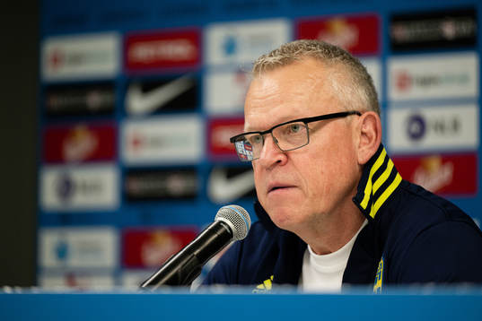 Head coach Janne Andersson of Sweden