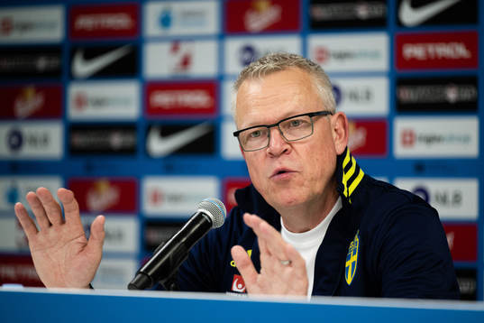Head coach Janne Andersson of Sweden