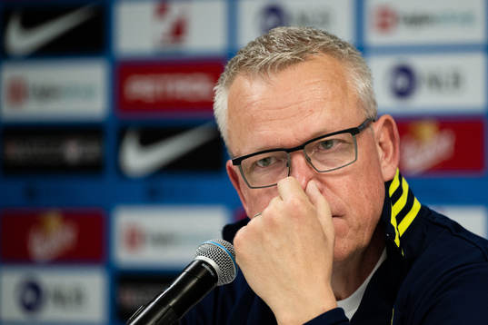 Head coach Janne Andersson of Sweden