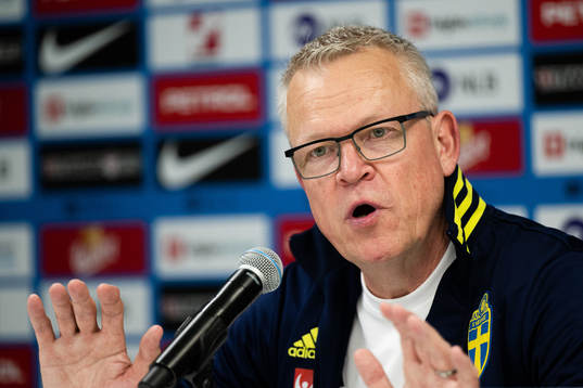 Head coach Janne Andersson of Sweden