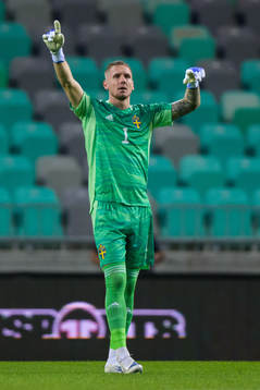 Goalkeeper Robin Olsen of Sweden