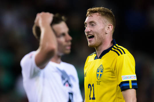 Dejan Kulusevski of Sweden