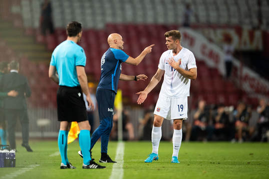 Ståle Solbakken, head coach of Norway and Alexander