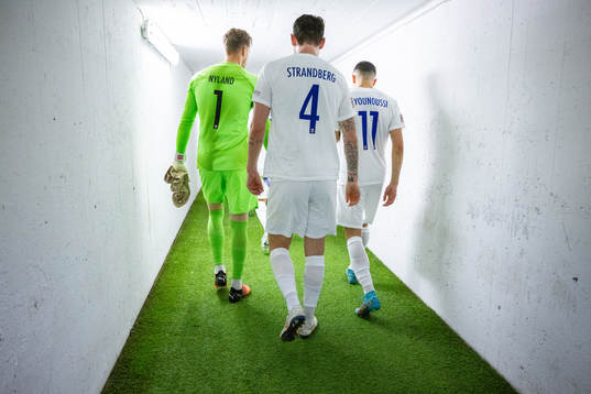 Goalkeeper Ørjan Håskjold Nyland, Stefan Strandberg and