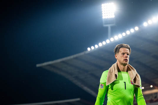 Goalkeeper Ørjan Håskjold Nyland of Norway