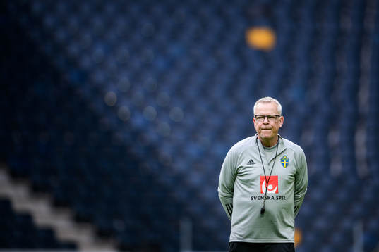 head coach Janne Andersson of the Swedish national football