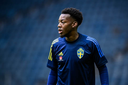 Anthony Elanga of the Swedish national football team