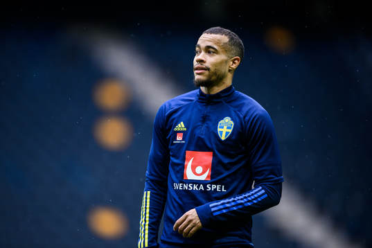 Robin Quaison of the Swedish national football team