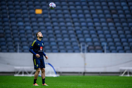 Gabriel Gudmundsson of the Swedish national football team