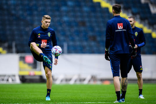 Viktor Gyökeres of the Swedish national football team