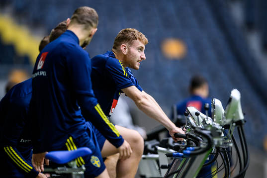 Dejan Kulusevski of the Swedish national football team