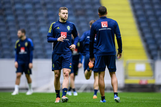 Gabriel Gudmundsson of the Swedish national football team