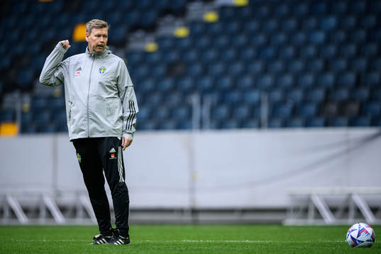 Assistant coach Peter Wettergren of the Swedish national