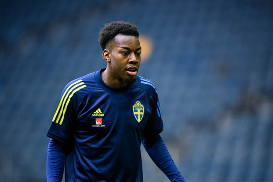 Anthony Elanga of the Swedish national football team