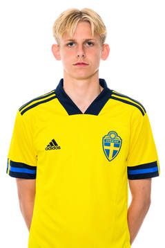 Gustav Haglund i P17-landslaget