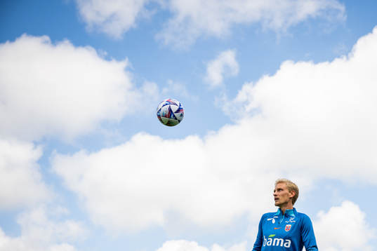 Morten Thorsby of the Norwegian national football team