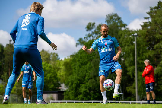 Veton Berisha of the Norwegian national football team