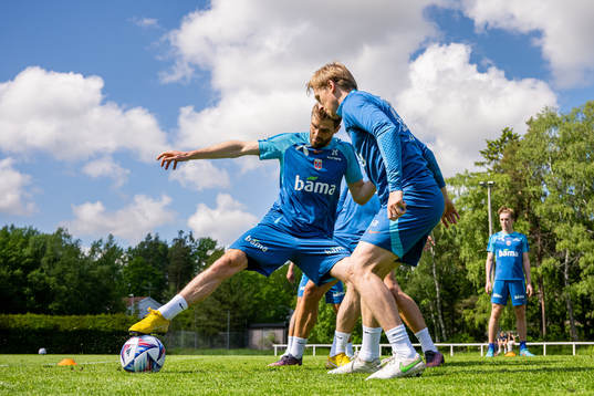 Brede Moe of the Norwegian national football team