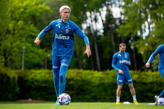 Dennis Johnsen of the Norwegian national football team