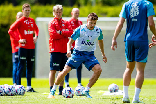 Fredrik André Bjørkan of the Norwegian national football