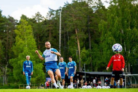 Veton Berisha of the Norwegian national football team