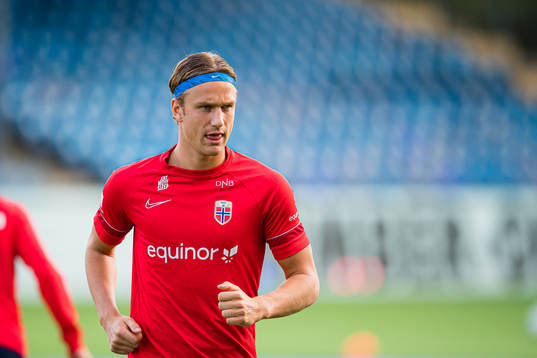 Erik Botheim of Norway warms up