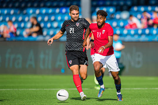 Nikola Soldo of Croatia and Emil Konradsen Ceide of Norway
