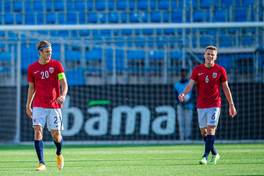 Erik Botheim of Norway looks dejected