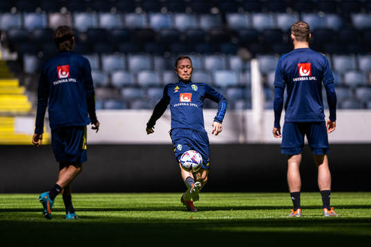 Joel Andersson of the Swedish national football team