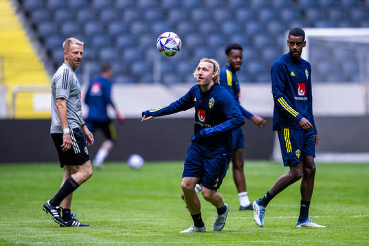 Emil Forsberg of the Swedish national football team