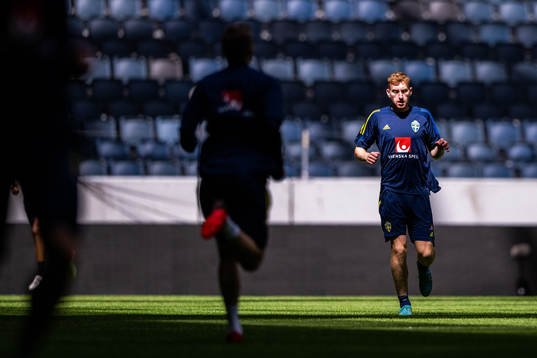 Dejan Kulusevski of the Swedish national football team