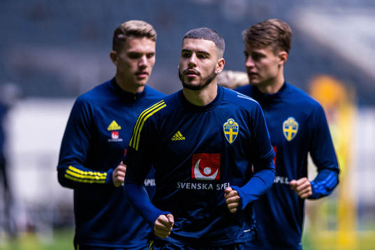 Edvin Kurtulus of the Swedish national football team