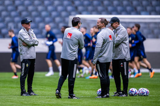 head coach Janne Andersson of the Swedish national football
