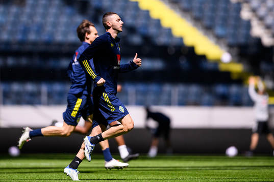 Branimir Hrgota of the Swedish national football team