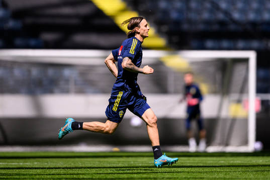 Kristoffer Olsson of the Swedish national football team