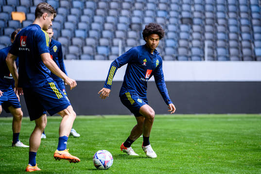 Jens Cajuste of the Swedish national football team
