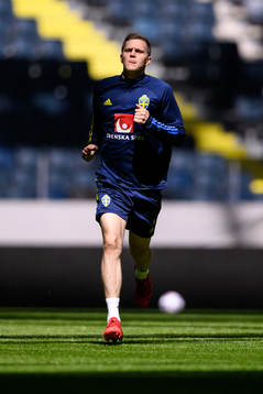 Joakim Nilsson of the Swedish national football team