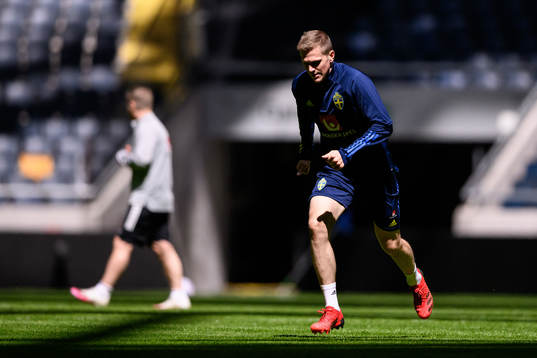 Joakim Nilsson of the Swedish national football team