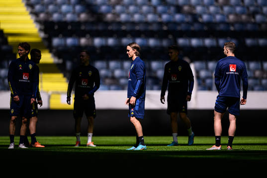 Kristoffer Olsson of the Swedish national football team