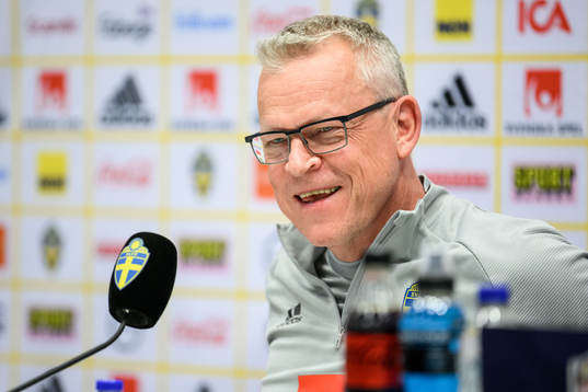 head coach Janne Andersson of the Swedish national football