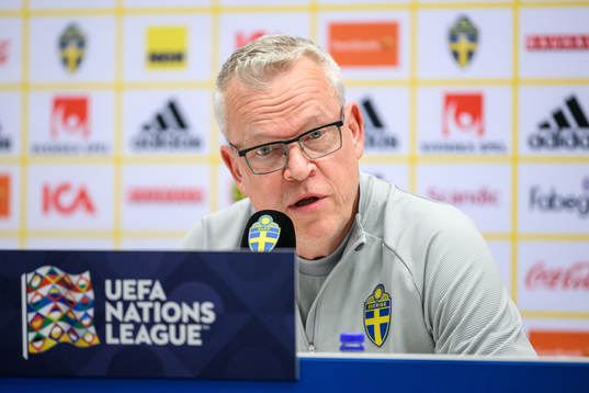 head coach Janne Andersson of the Swedish national football
