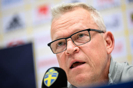 head coach Janne Andersson of the Swedish national football