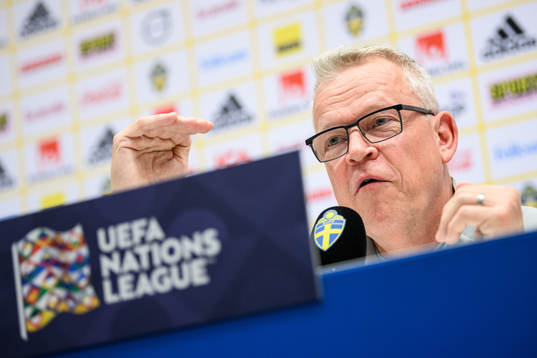 head coach Janne Andersson of the Swedish national football