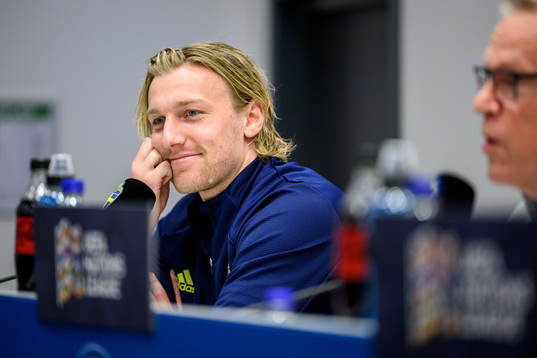 Emil Forsberg of the Swedish national football team