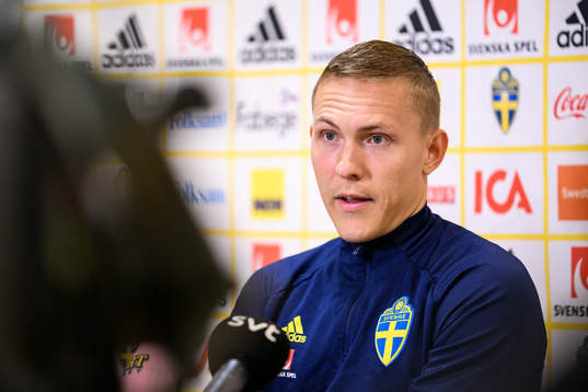 Ludwig Augustinsson of the Swedish national football team