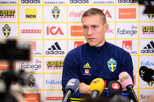 Ludwig Augustinsson of the Swedish national football team